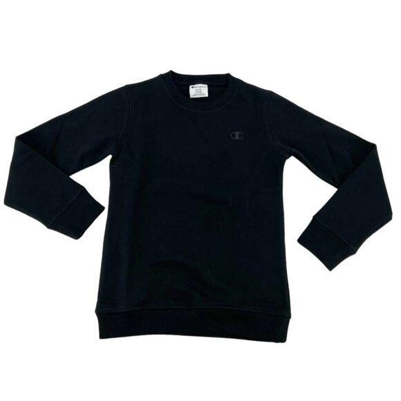 Champion | Boy's Crewneck Pullover Sweater | Black | Various Sizes - Picture 1 of 3